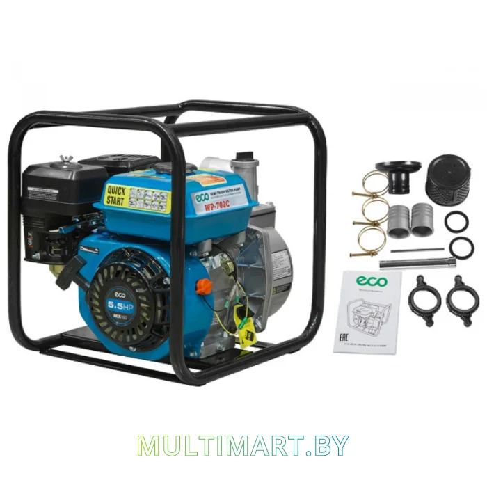 Мотопомпа бензиновая ECO WP-702C